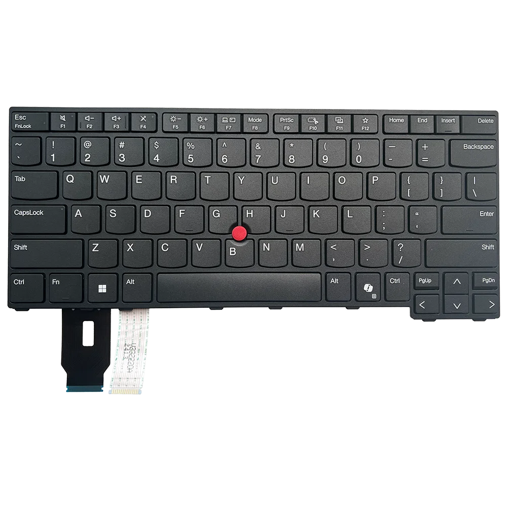 Clavier anglais américain rétro-éclairé pour Lenovo ThinkPad T14 L14 P14s Gen 5 Gen6 USA rétro-éclairage claviers Trackpoint 5N21M37780 5N21M37895