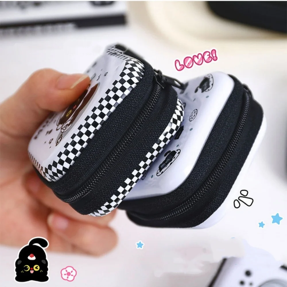 กระเป๋าใส่หูฟัง น้ำหนักเบา ดีไซน์แมว กระเป๋าสตางค์ กระเป๋าใส่กุญแจแบบพกพา กระเป๋าใส่เหรียญดีบุกคุณภาพสูง สำหรับเดินทาง ของขวัญ ใช้ในชีวิตประจำวัน