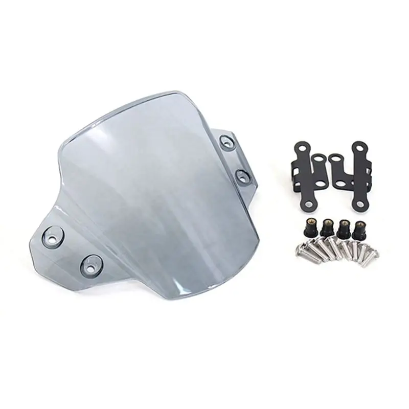 

Practical Motorcycle Kits Windshield Windscreen Wind Screen For MT-09 2021 2022 2023 MT09 MT 09 Mt09 (Smoky Gray)