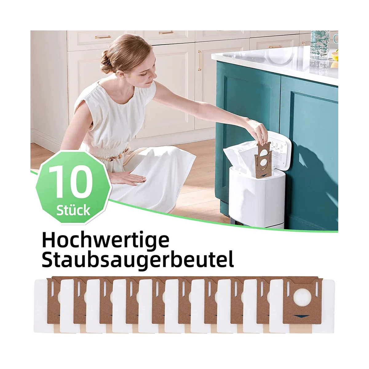 掃除機用バッグecovacs deebot,Deebot n8 plus,n8 pro plus,ozmo t8 aivi t8,t9 plus,yedivacステーション,10パック