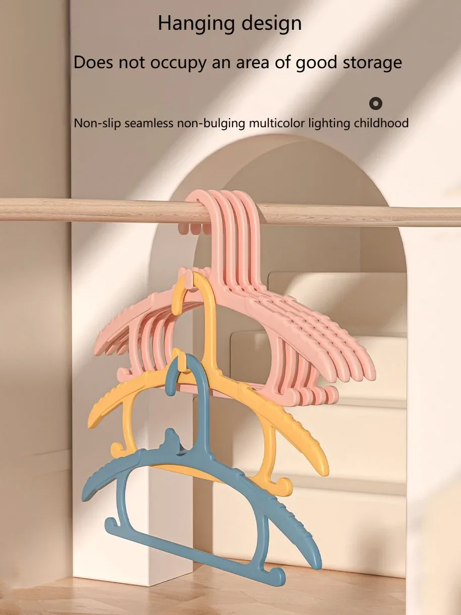 New Style Children's Hanging Non-Slip Children's Clothes Hanger Non-Slip No Mark