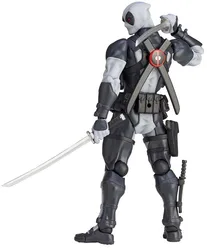 Marvel The Avengers 001EX Deadpool Figure Grey White PVC Spiderman Action Figures Figure Collection Model Kids Gift Toys 16cm