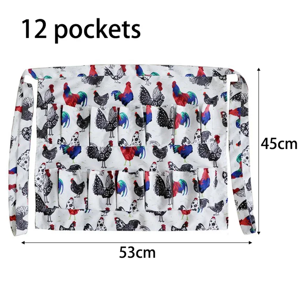 Multi-pocket Egg Collecting Harvest Aprons Chicken Farm Working Apron Goose Eggs Collection Aprons Aprons for Woman