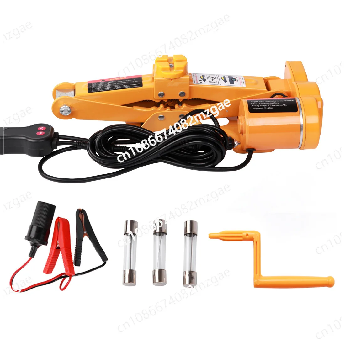 12V Car Electric Jack, Electric Wrench, Car Tire Changing Tool, 3T Car Lift, 120-420mm Lift Height, Portable Auto Repair Tool