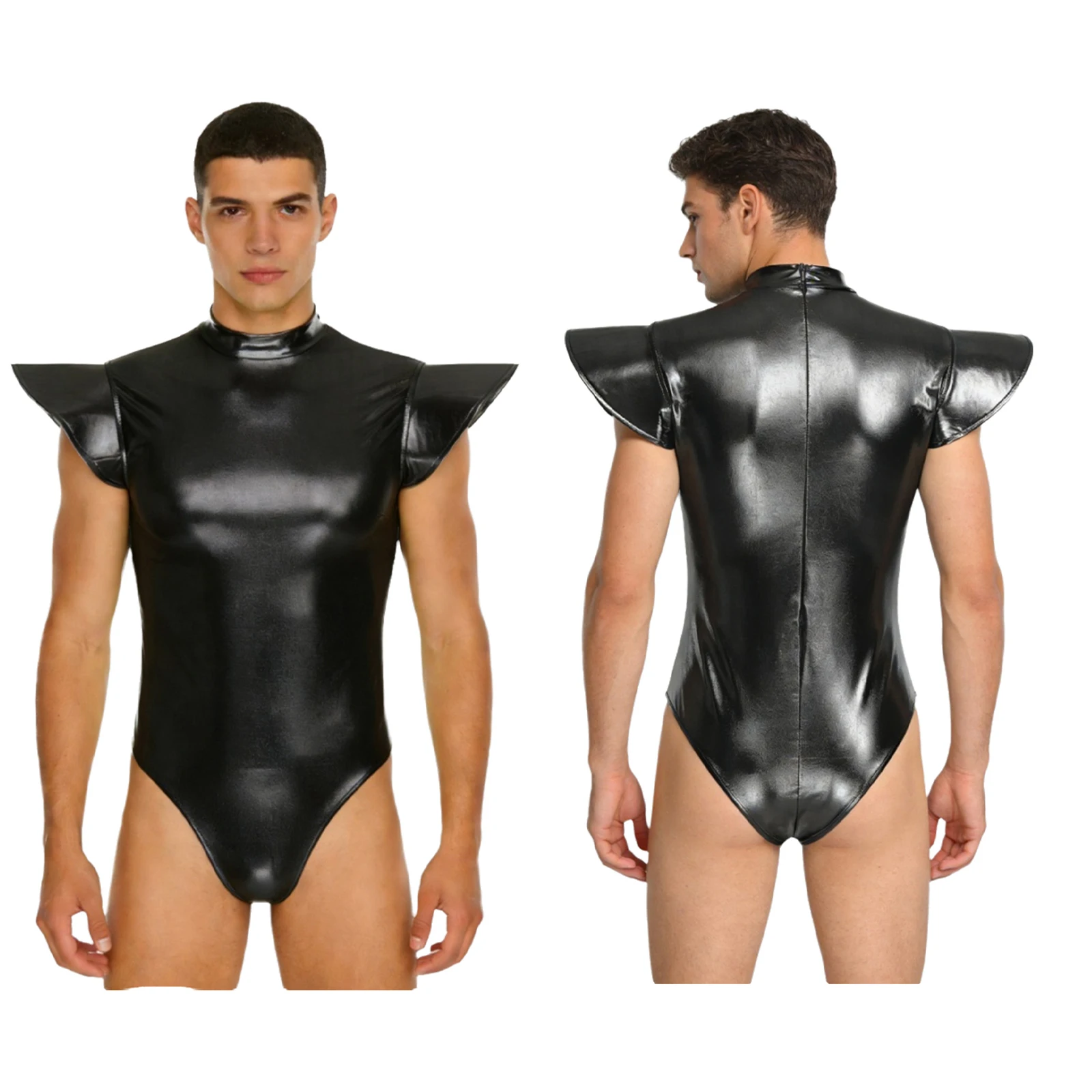 Herren Party Karneval Alien Astronaut Weltraum Cosplay Bodysuit Modische Einteiler für Club-Party Roboter Weltraum-Performance-Outfits