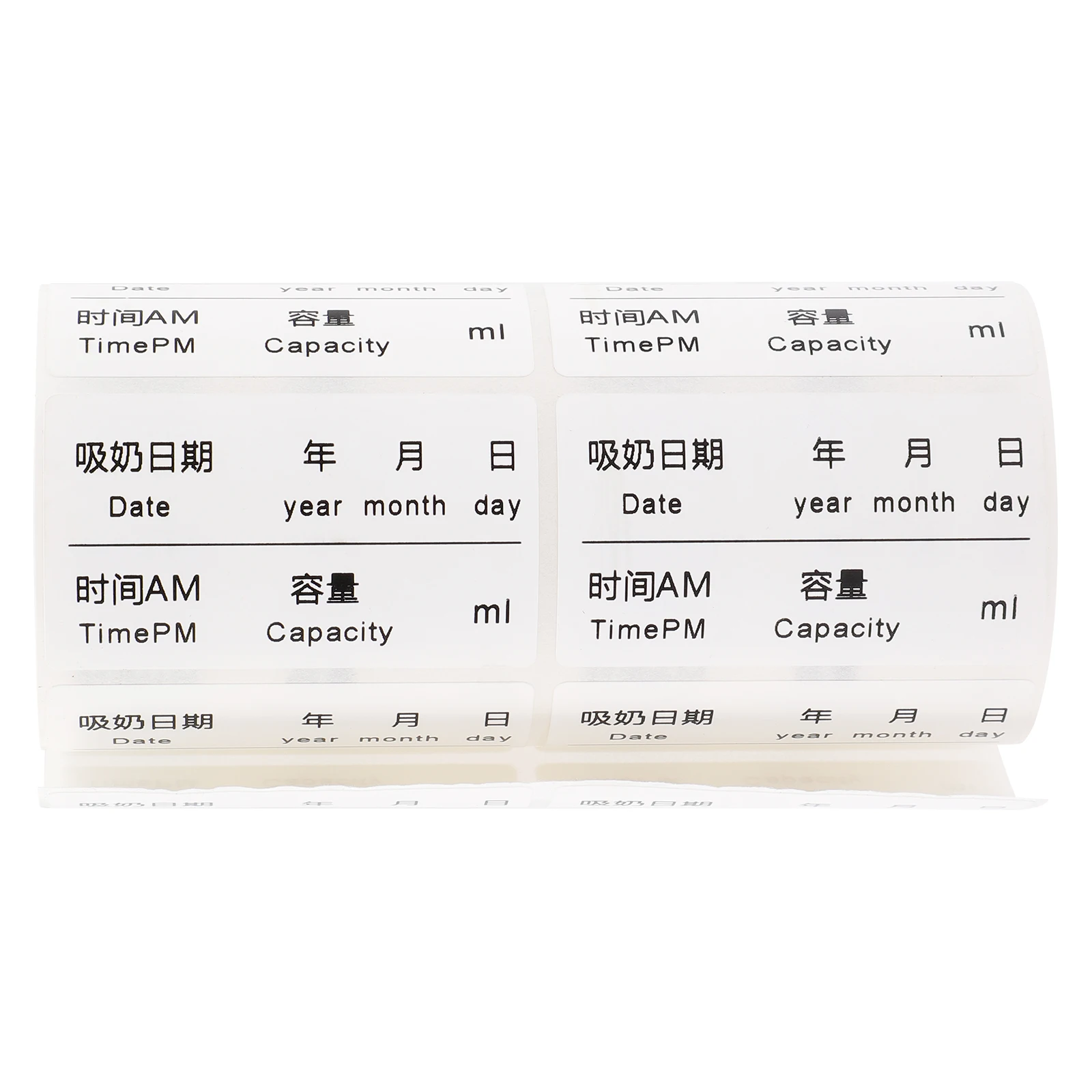 

100pcs Breast Milk Labels Waterproof PVC Adhesive Stickers for Baby Food Storage Reliable Non Fade Writing