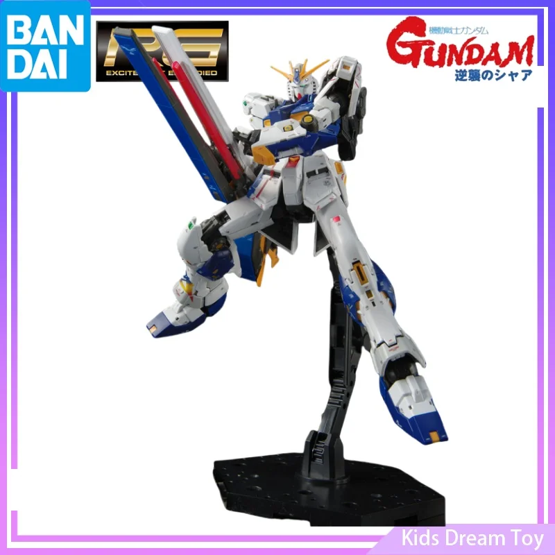 Bandai in Stock Original RG GUNDAM SIDE-F Limited 1/144 RX-93ff V GUNDAM Anime Action Figures Toys Collectible Model Kids Gifts