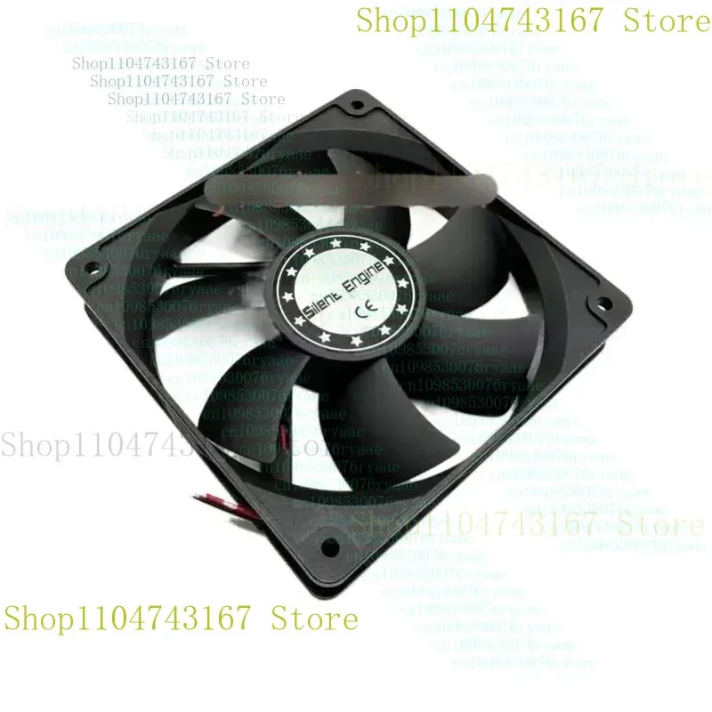 

QIN новый для COSTECH D12A04LWSZC0 DC 12 В 0,24 А 120x120x25 мм 2-проводной охлаждающий вентилятор для сервера