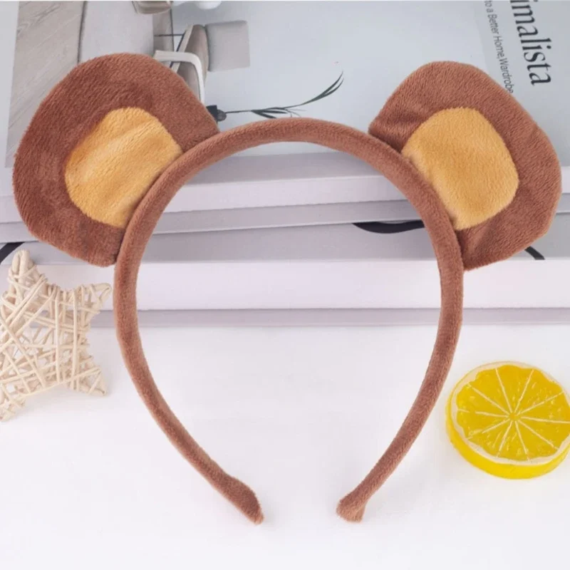 Conjunto de disfraz de oso, corbata de cola con orejas de oso, accesorios de disfraz de fantasía de animales para niños y niñas, accesorios de Cosplay de Halloween