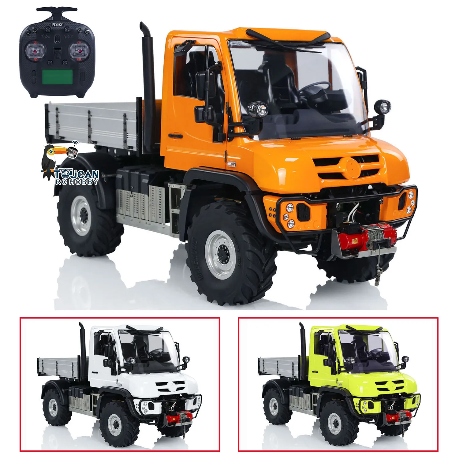 Toys 1/10 U423 RC Off-road Vehicles Winch Radio Control Rock Crawler Cars Light Sound Painted Finished Truck Vehicle for Boy