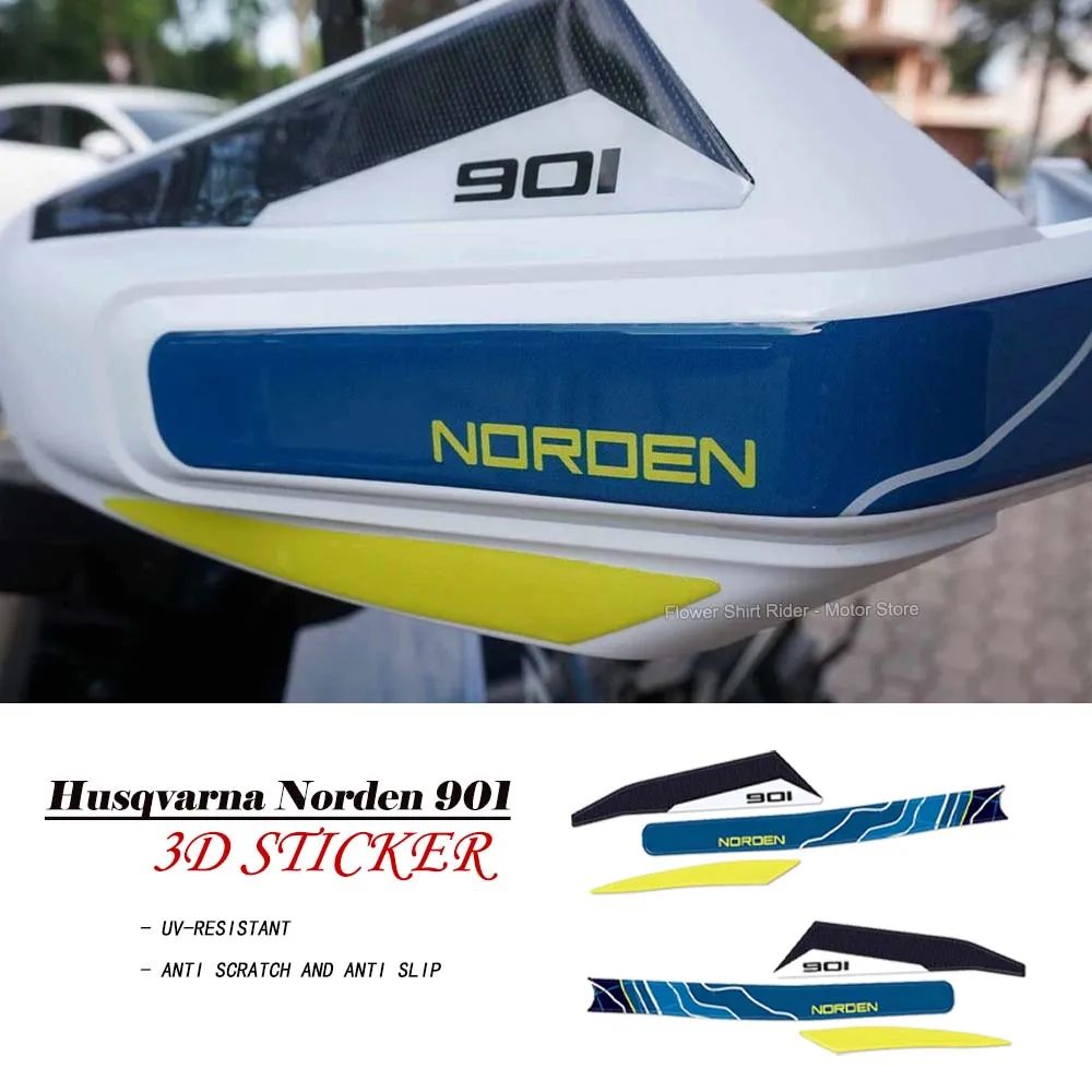 

Pair of 3D Stickers Protections Motorcycle Handguards For Husqvarna Norden 901 2023