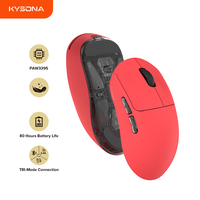 KYSONA Aztec Gaming Mouse Wireless 8K Return Rate PAW3395 Lightweight Custom Ergonomic High Performance Mouse