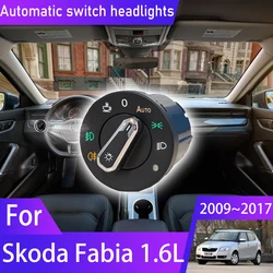 Headlight Automatic Switch For Skoda Fabia 5J MG NJ Combi Tour 2009~2014 2011 2013 Car Accessories Auto Upgrade Tuning Modified