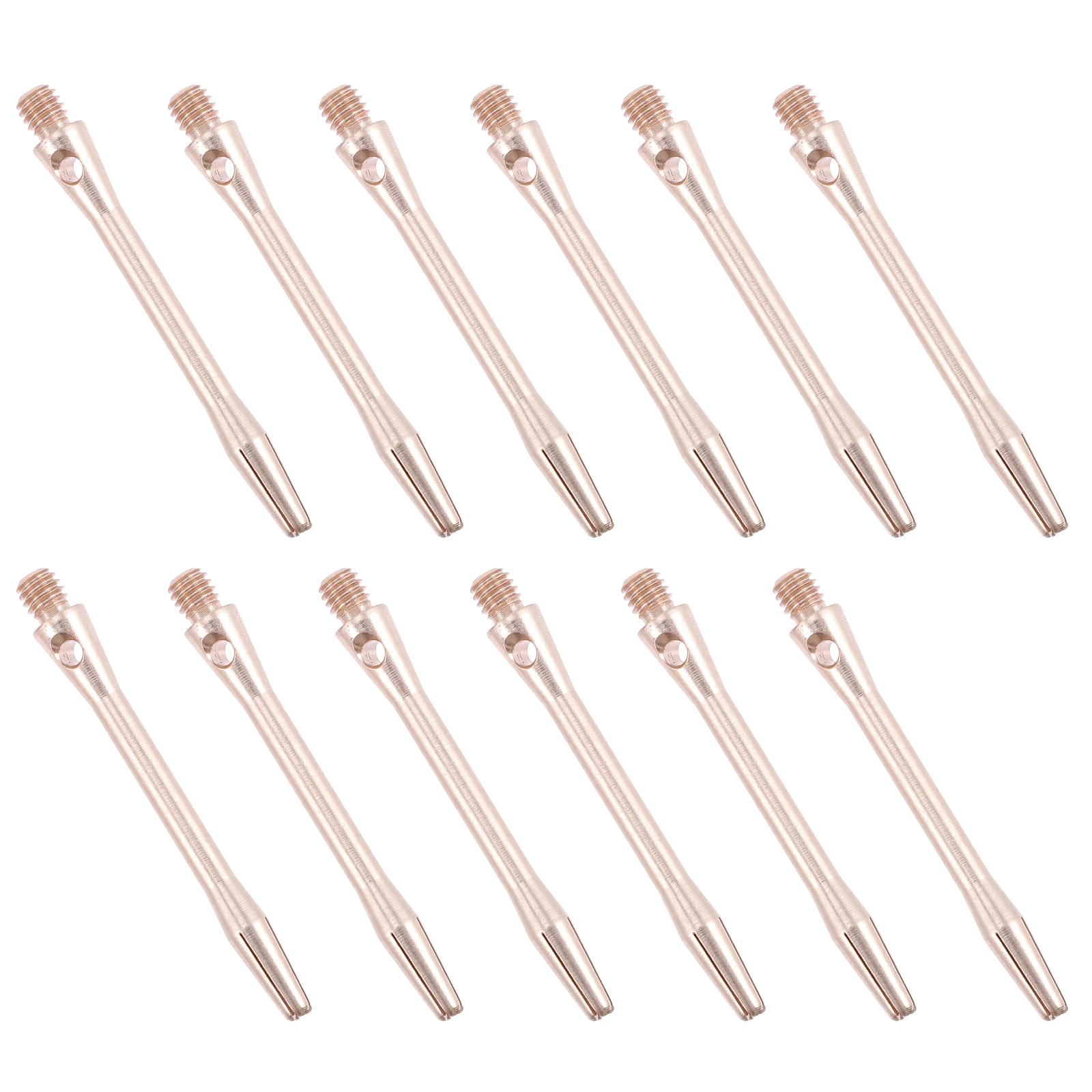 12 Pcs Dart Shaft Replacements Reusable Stem Shafts Portable Stems Rods Replaceable Metal Aluminum Thread