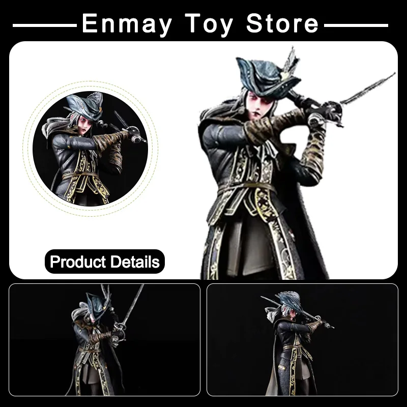 

29cm Bloodborne Curse Lady Maria Game Beautiful Girls Pvc Handmade Statue Exquisite Desktop Decoration Birthday Christmas Gifts