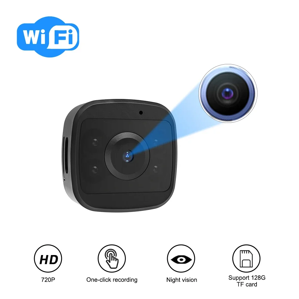 WK15 Mini Camera Wireless WiFi Baby Monitor Indoor Safety Security Surveillance HD Night Vision Camera IP Camera Recorder