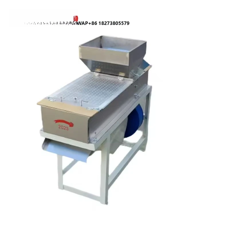 Commercial Roasted Almond Skin Peeling Peeler Dry Peanut Red Skin Hulling Shelling Machine