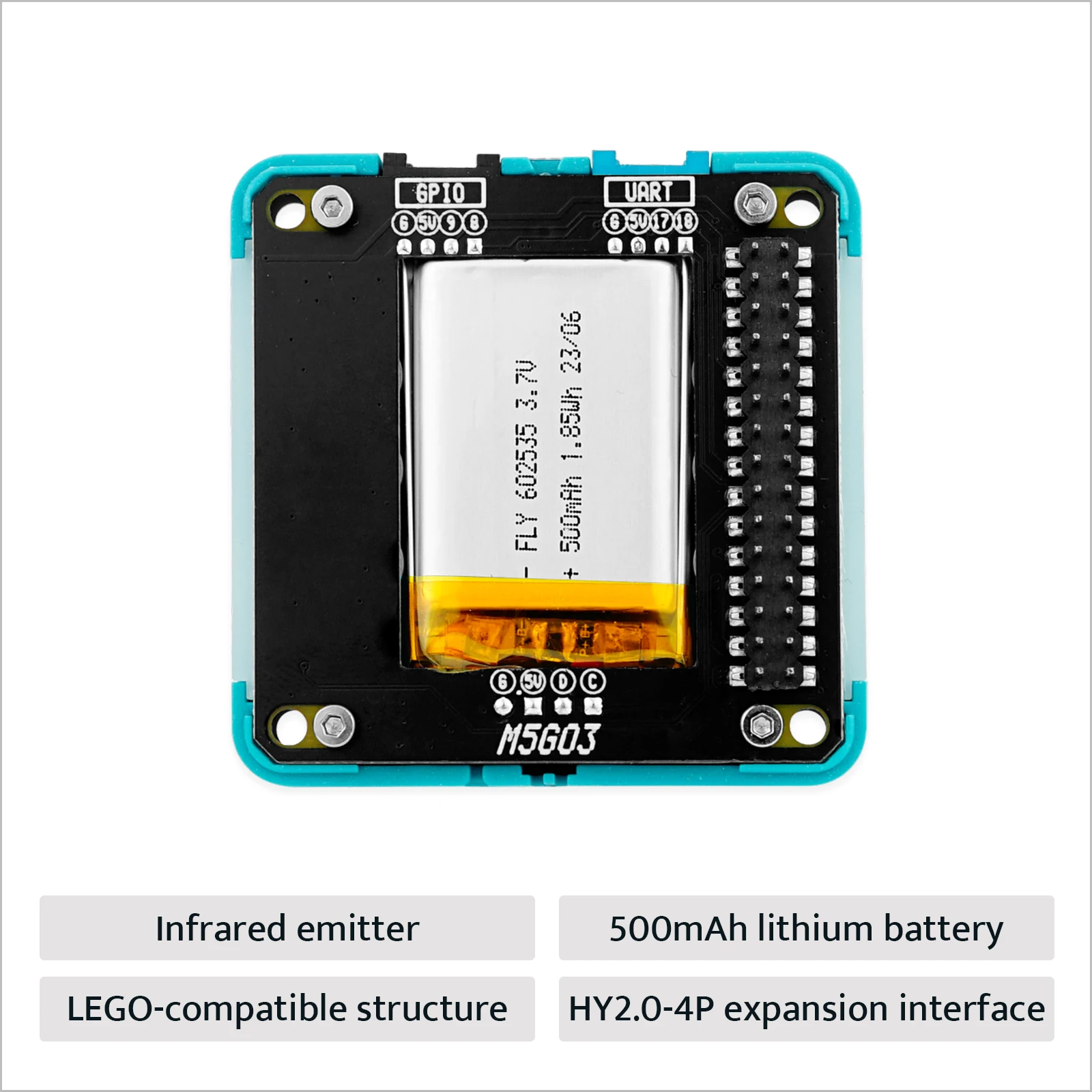 Batería oficial M5Stack M5GO Bottom3 (solo para CoreS3)