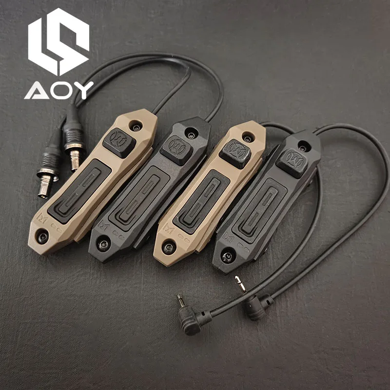 

Tactical Dual Function Pressure Remote Switchs SF/DC plug for SF V2 M300 M600 M95 20mm picatiny Hunting Weapon Light Accessory