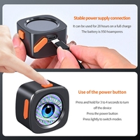 Devil'S Eye Lamp Motorcycle Electric Bicycle Rear Light Rear Mirror Modification APP Contro Eye LED Dynamic Atmosphere,B-A10G