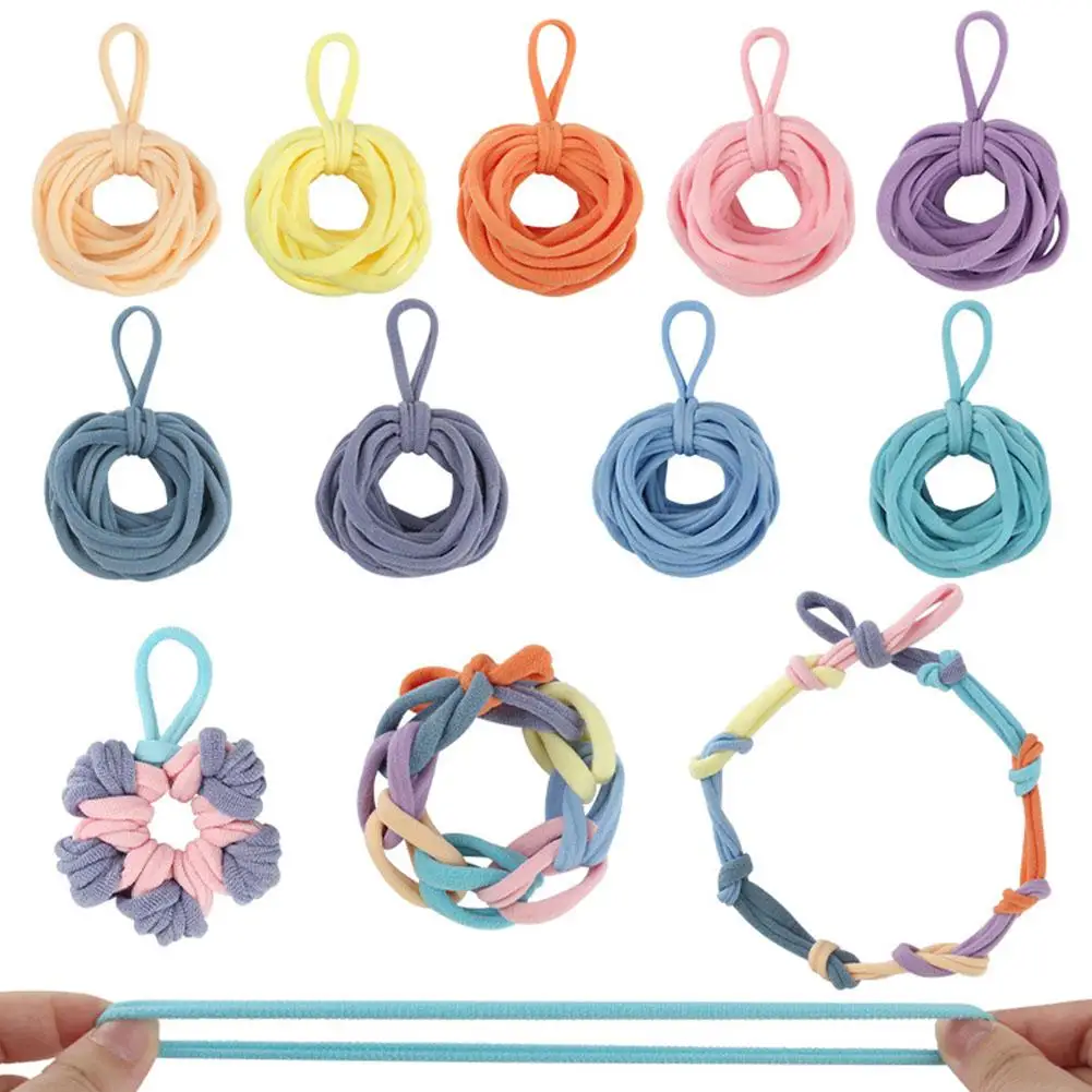 Elastic Rope Weaving Toys For Children's Puzzle Sturdy Frame Potholder Loom Making Kits Portable Box And Craft Loops F5L4