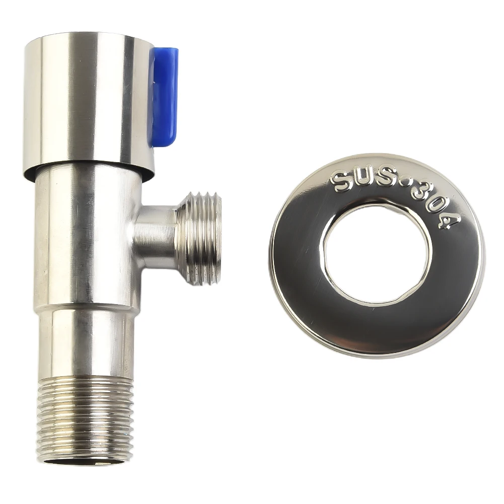 Red Blue Water Stop Valve Ome Improvement Stainless Steel Thickened 1/2\