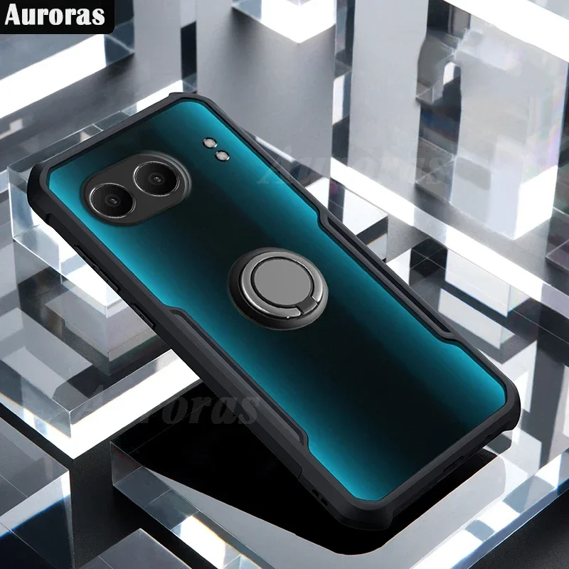 Auroras For Oneplus Nord 4 5G Case With Magnetic Ring Clear Airbag Shockproof Hard Shell For Oneplus Nord CE4 Lite 5G Back Cover