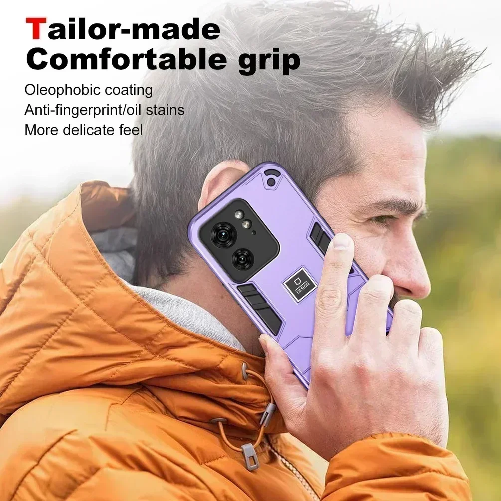 Dual Layer Shockproof Protection case for Moto Edge 40 40 Neo X40 30 Pro 30 Fusion Edge + 2023 E13 E22 E32 Camera Protect Cover