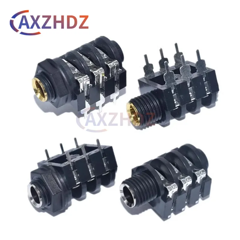 5Pcs PJ-334B 6.35mm Jack 1/4