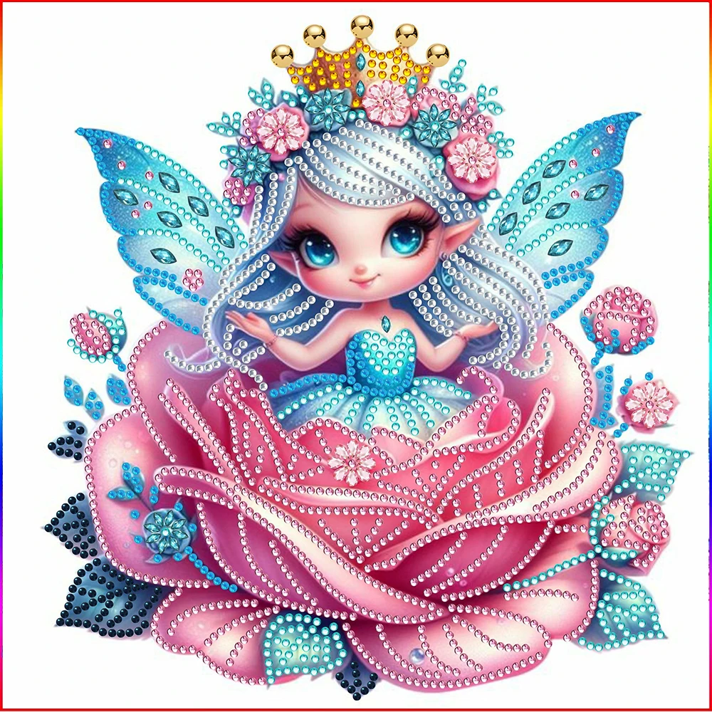 

30*30cm Girl 5D DIY Partial Special Shaped Drill Diamond Painting Kit For Beginner Diamond Embroidery Crafts for Home Decor