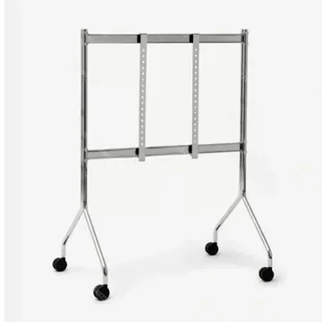 Movable Floor TV Stand Rolling Cart Universal LCD Monitor Integrated Rack