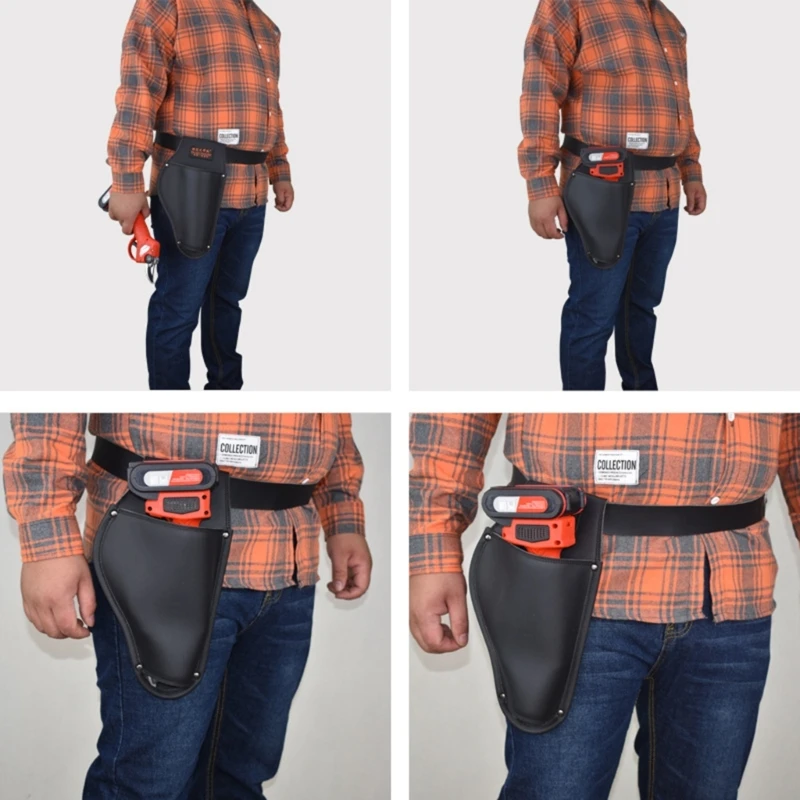 

Electrician Holder Scissor Bag Storage Portable Leather Sheath Tool Pruning Gardening Pouch Practical Home Supplies Dropshipping