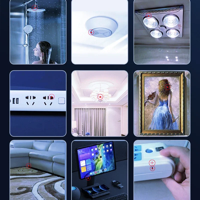 Multi-Function Anti Candid Detector, Mini Bug Câmera de Áudio, Localizador GSM, Sinal GPS, Len RF Locator, Rastreador, Scanner Anti-Spy Sem Fio