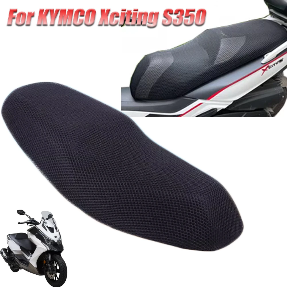 Motorcycle 3D Breathable Protecting Cushion Seat Cover FOR KYMCO DTX360 DTX 360 S350 S250 ​Nylon Fabric Saddle Seat Cover