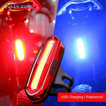Fahrrad Rücklicht MTB Rotlicht Fahrrad Rücklicht Radfahren Erwärmung Sicherheits lampe USB wiederauf ladbare LED Fahrrad Licht Fahrrad Zubehör