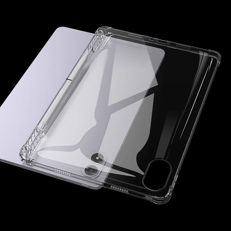 

Airbags Soft TPU For POCO Pad M1 12.1 inch 2025 Case Clear Cover for Redmi Pad 2 Pro 12.1" 2025 Transparent Silicon Tablet Cover