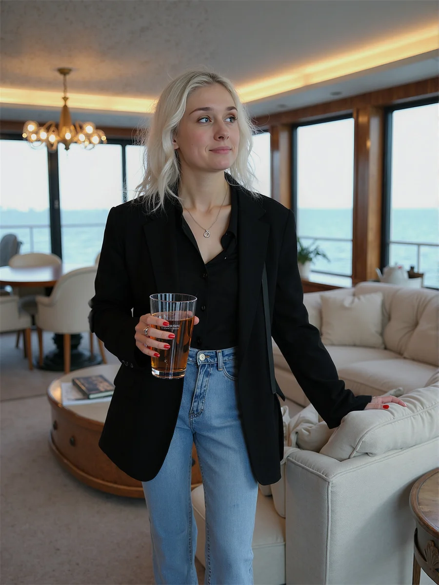 

Women'S White Blazer Autumn Ladies Clothes Stereoscopic Flowers Appliques Waisted Matching Lady'S Corduroy Customized Best