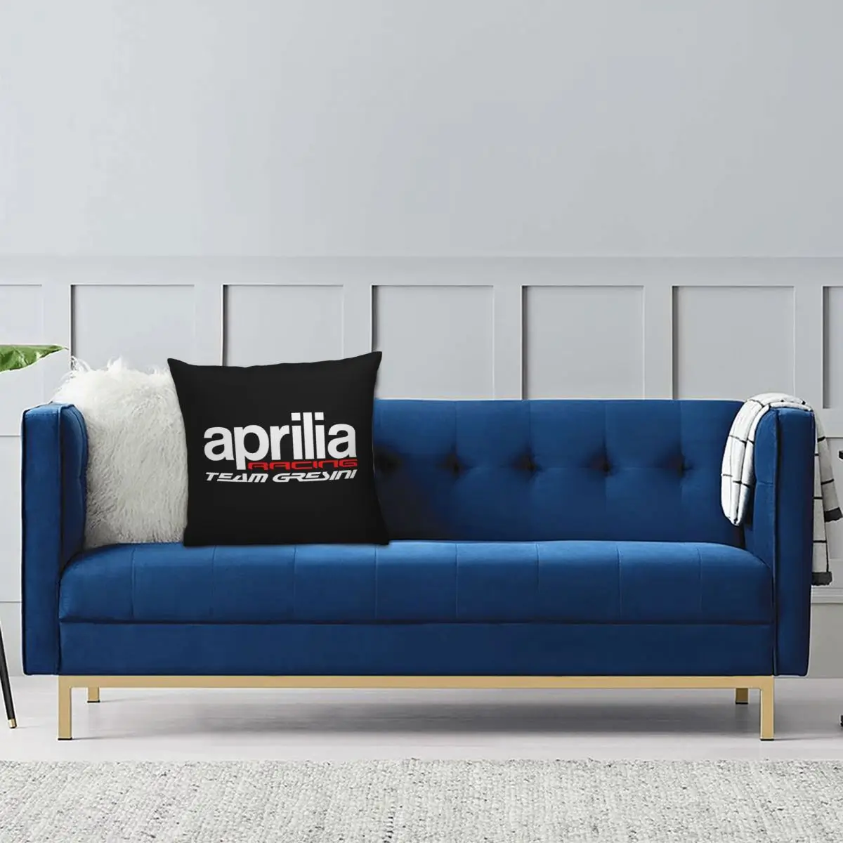 Funda de almohada de carreras Aprilia, cubierta de cojín de poliéster suave, decorativa, para el hogar, venta al por mayor, 45x45cm