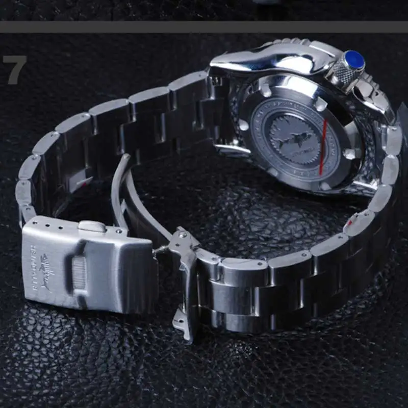 HEIMDALLR-Montre de Plongée Mécanique existent pour Homme, Lunette en Céramique Sharkey, Mouvement NH36, Saphir, Étanche à 200m