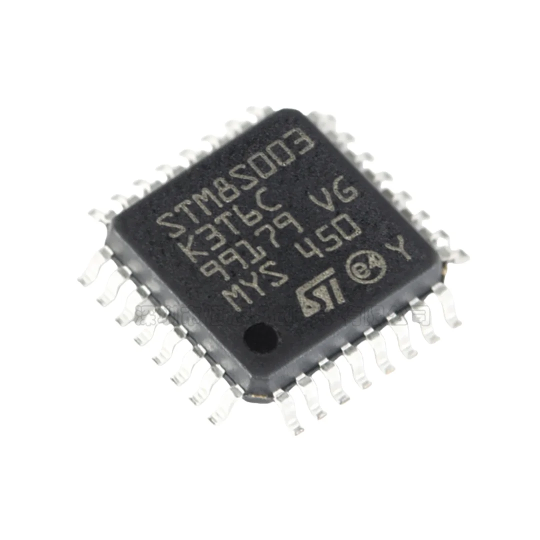 Produits authentiques d'origine STM8S003K3T6C LQFP-32 16MHz/8KB Flash/microcontrôleur 8 bits-MCU