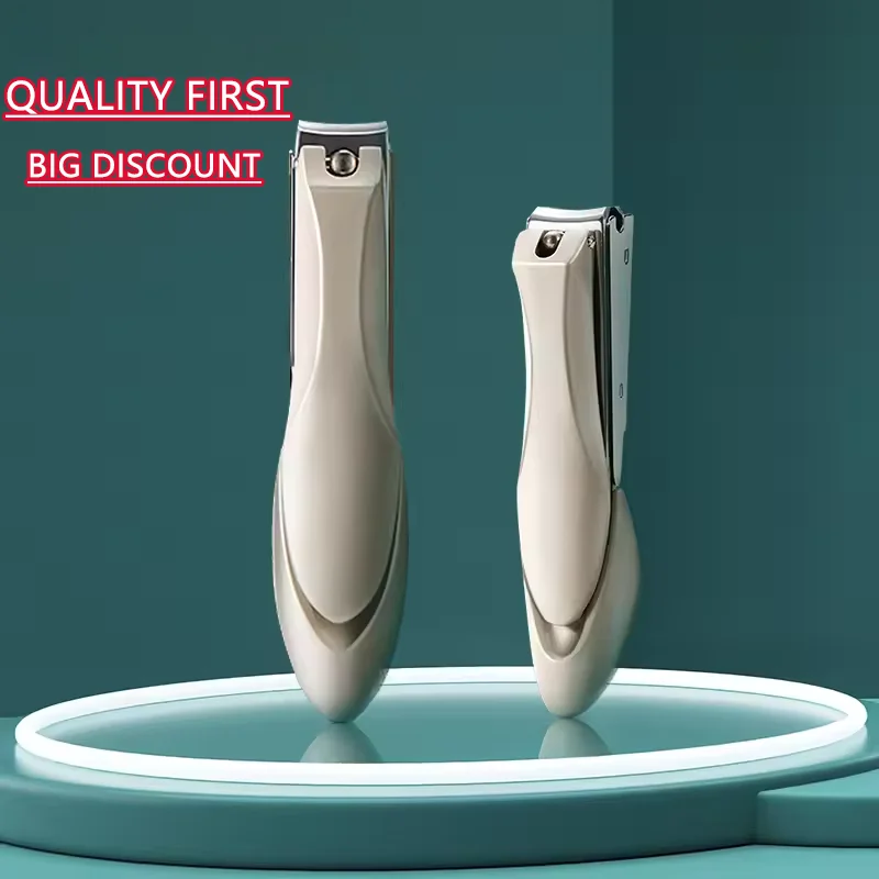 

Nail Clippers Stainless Steel Anti Splash Fingernail Cutter Manicure Tools Bionics Design Nail Trimmer Pedicure Scissor