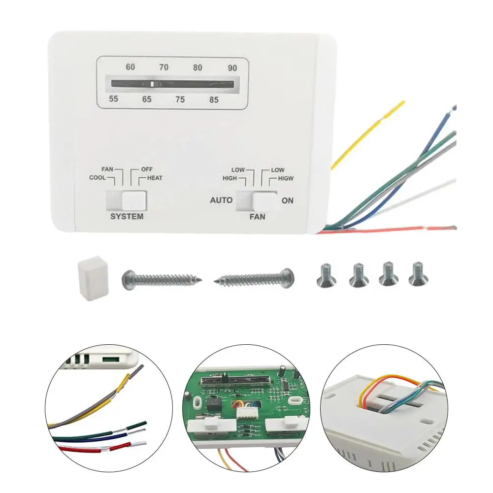 7330G3351 Thermostat Single Stage Heat/Cool Compatible For Mach Series,White 2024 Hot Sale Brand. New And High Quality