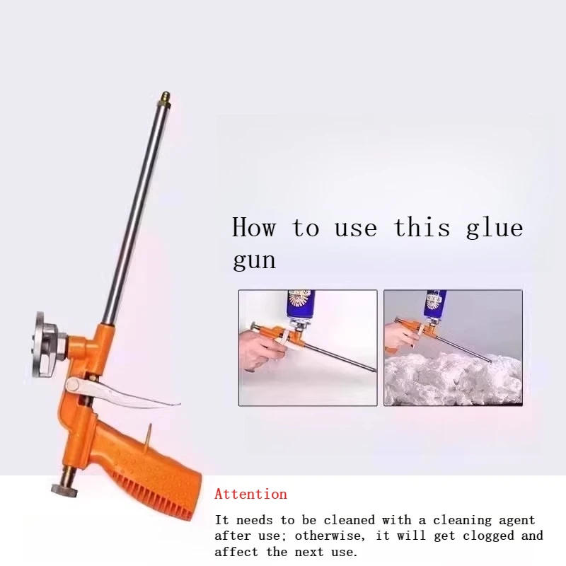 المهنية رغوة توسيع بندقية رذاذ معدنية البولي يوريثين الزناد البخاخ لتجديد المنزل الزجاج تسرب السد أداة