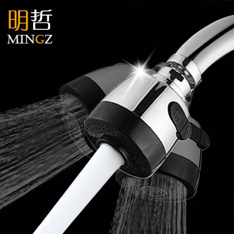 Mingzhe Basin Faucet Kitchen Faucet Filters Mouth Foaming Double Sprinkler Spout Faucet Accessories