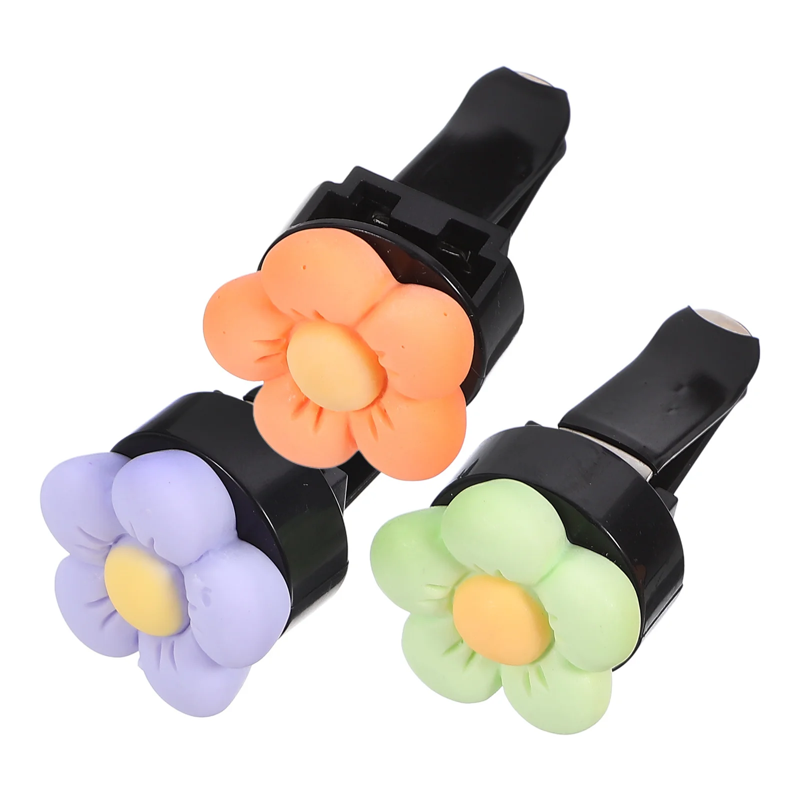 

3 Pcs Car Air Outlet Aromatherapy Automotive Interior Flower Decoration Vent Clip Accessories Freshener Decorations Clips