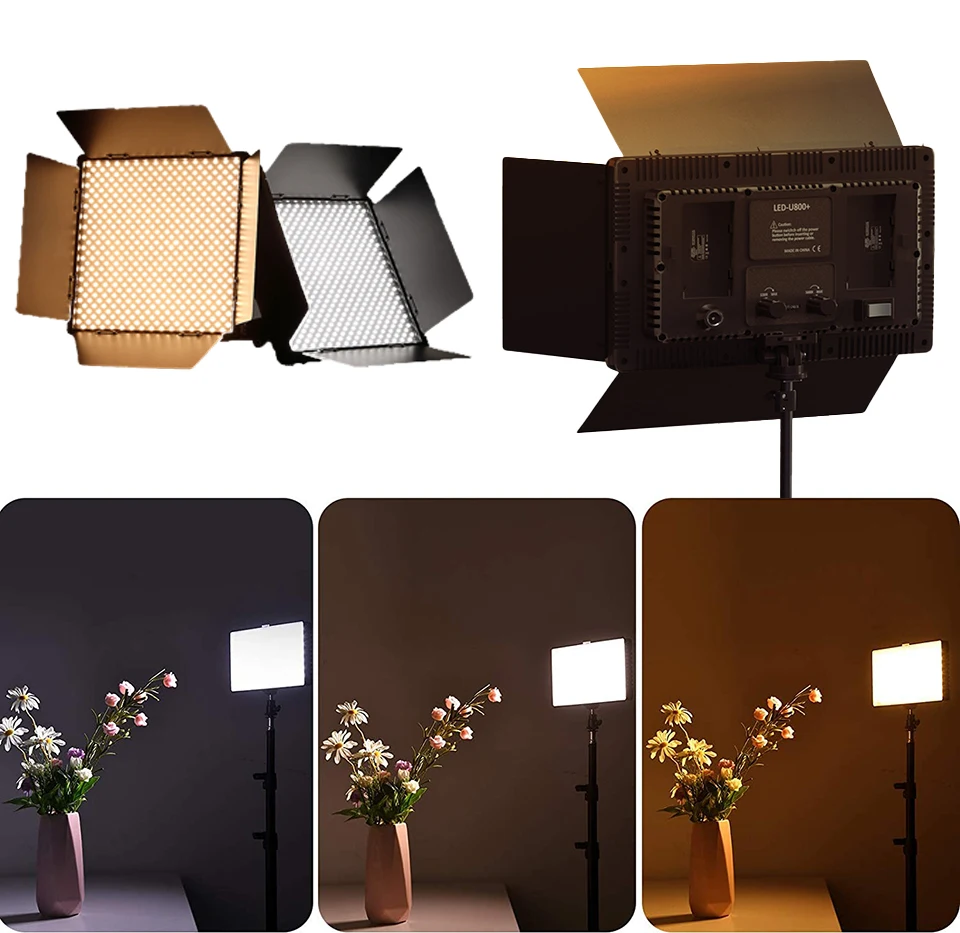 LED Photo Studio Light For Youbute Game Live Video Lighting On Camera 40W/50W Portable Video Recording Photography Panel Lamp