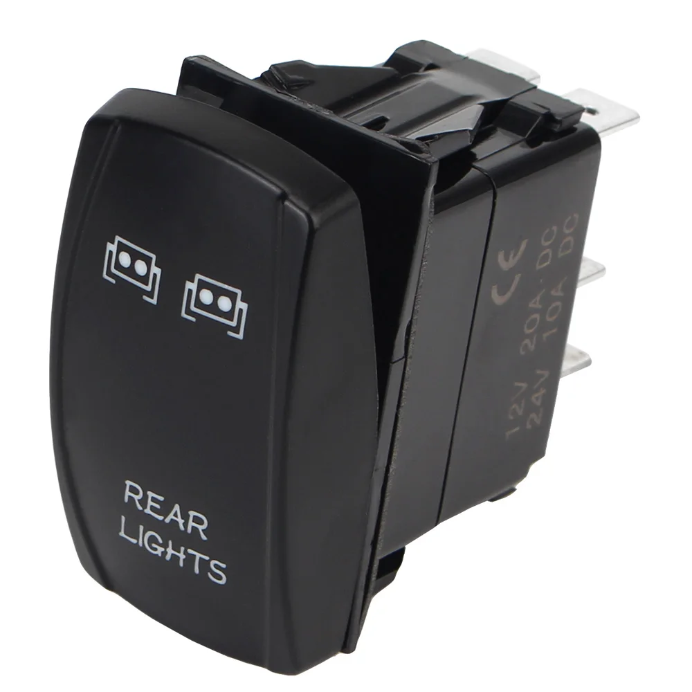 مضيئة LED ونش DC12-24V أضواء الجبهة الخلفية القرن مصباح ليد بار ل Can Am Maverick قائد الروك التبديل UTV لبولاريس #3