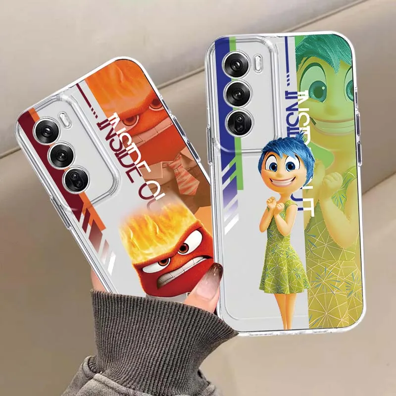 Inside Out2 الكرتون الفن ل ممن لهم A11 A16 A55 A56 A57 A72 A52 A73 A74 A54 A76 A78 A58 A98 برو 5 جرام بولي TPU جراب هاتف شفاف