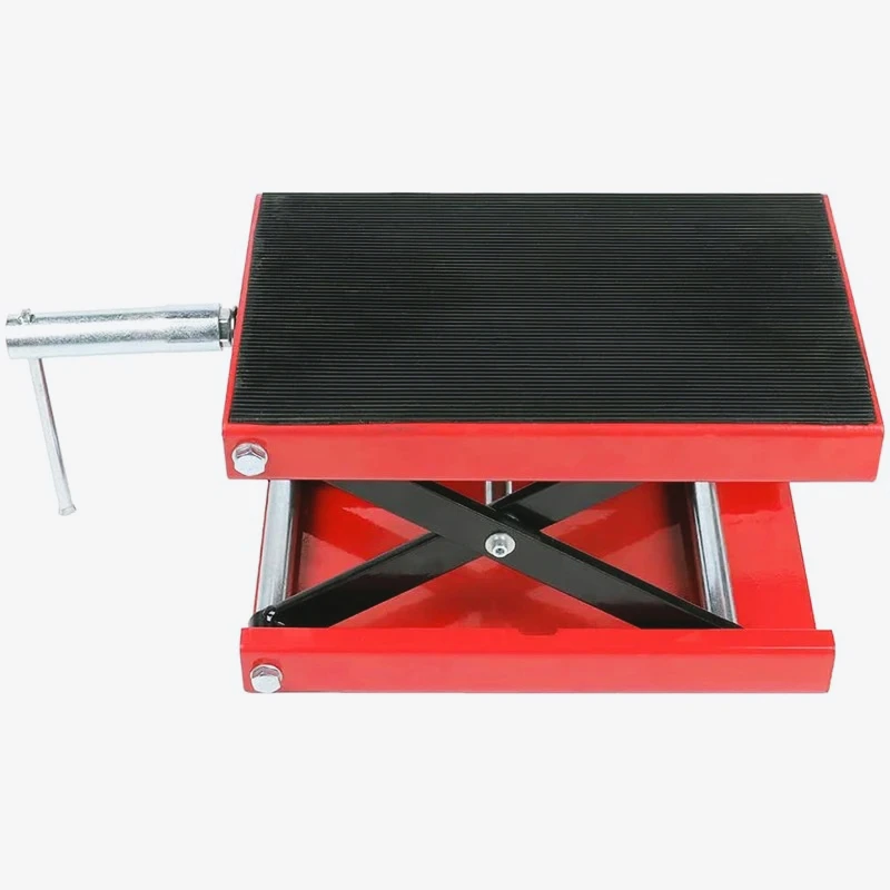 Elevador  motocicleta tipo tijera central  500 kg (1100 lb) acuado para motocicletas, bicicletas y vehículos todoterreno, soport
