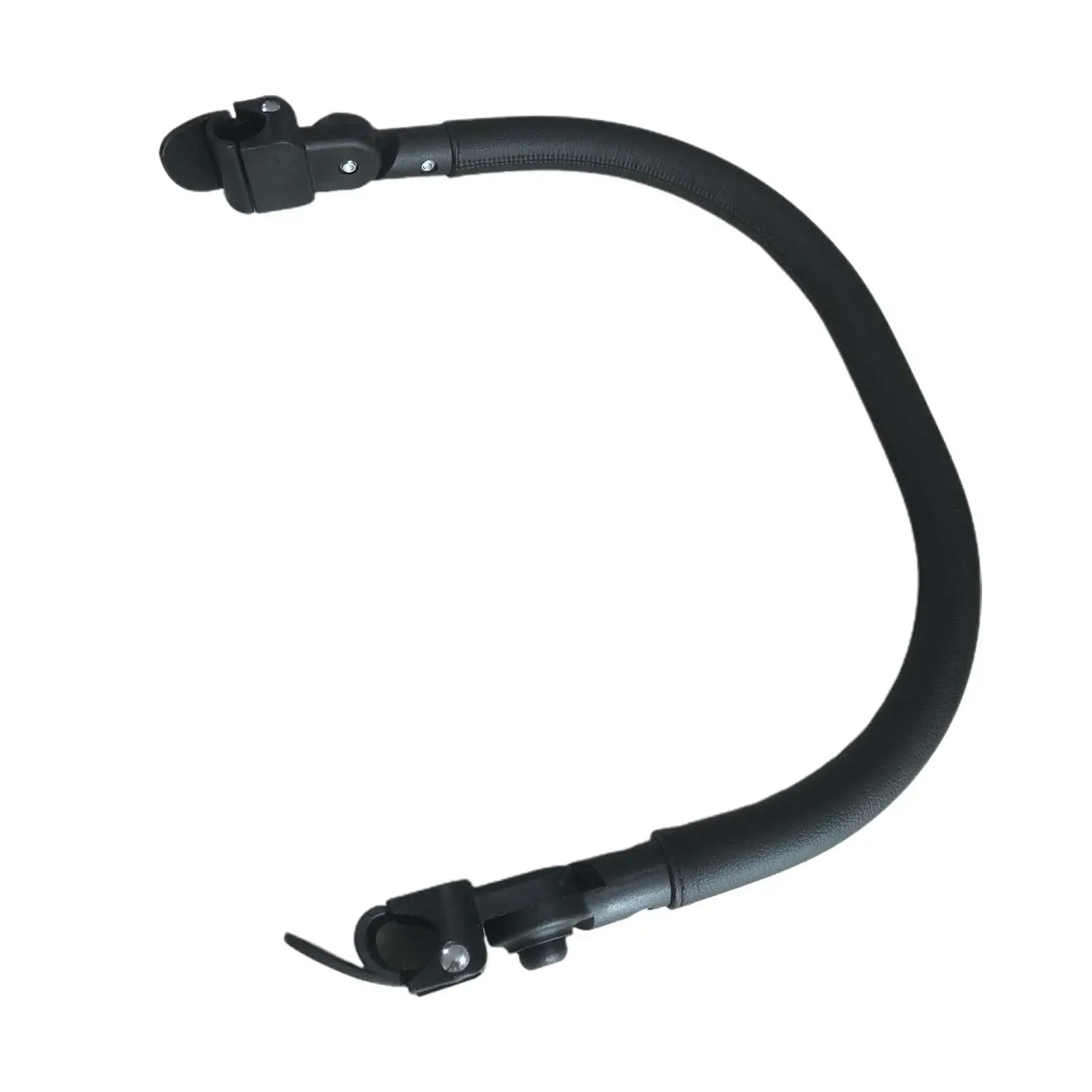 

Baby Stroller Detachable Armrest Bar PU Leather Handle Adjustable Crossbar Universal Handlebar for Strollers and Prams